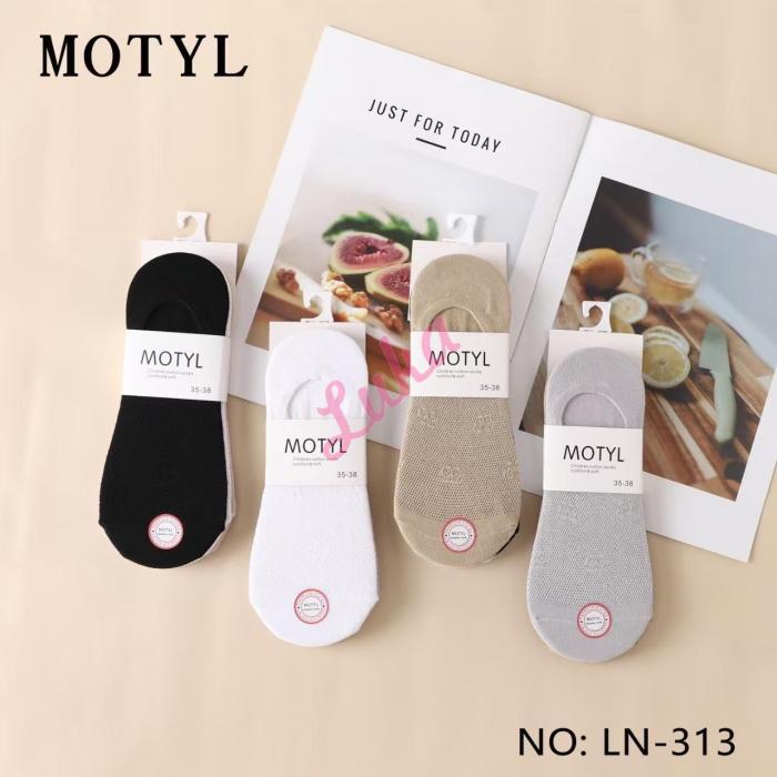 Women's low cut socks Motyl LN-310