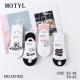 Women's low cut socks Motyl LN-921