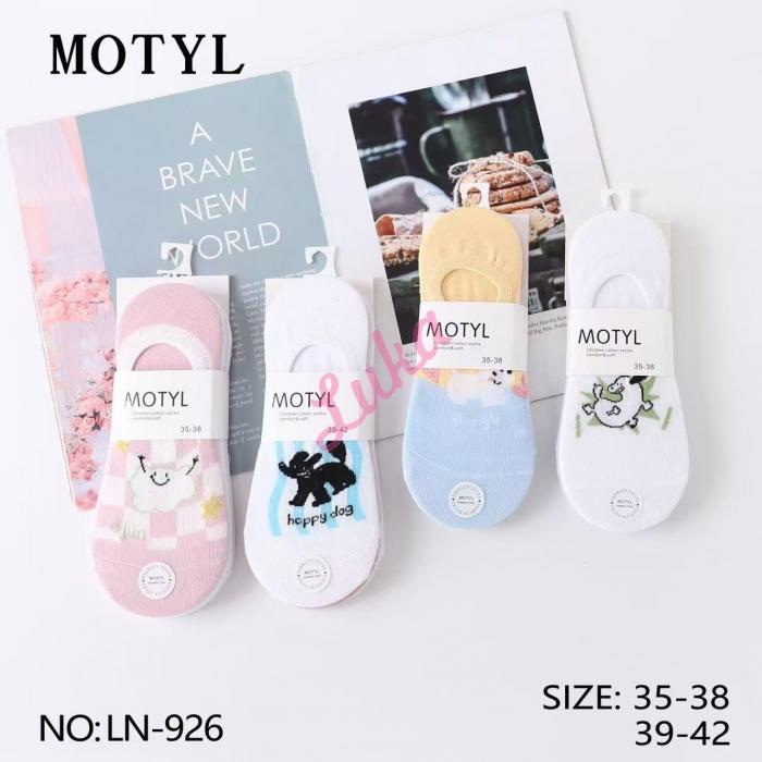 Women's low cut socks Motyl LN-925