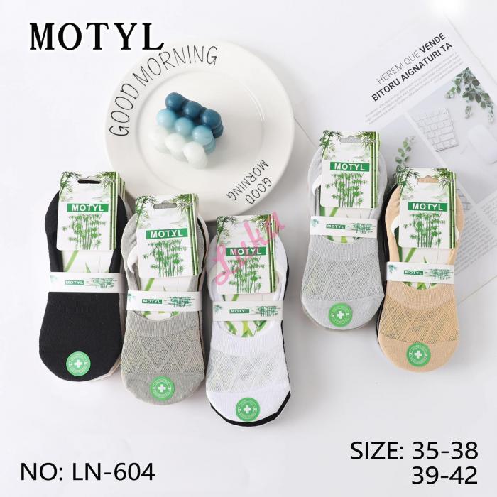 Women's low cut socks Motyl LN-812