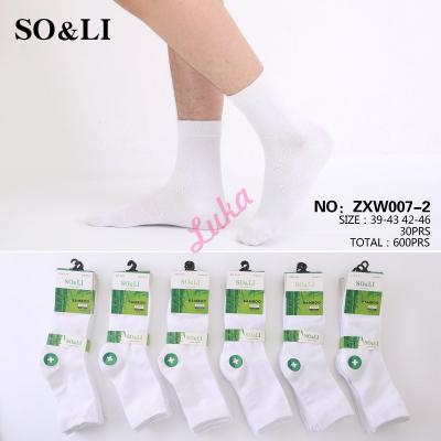 Men's socks SO&LI bambusowe ZXW007-2
