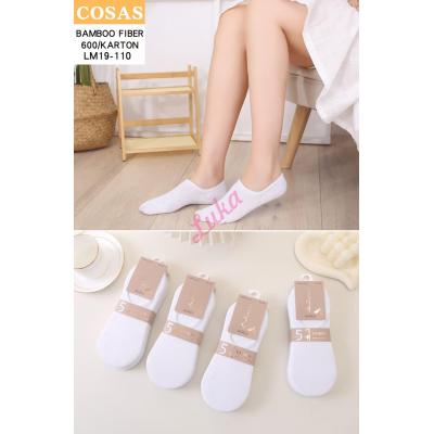 Women's low cut socks bamboo Cosas LM19-106C