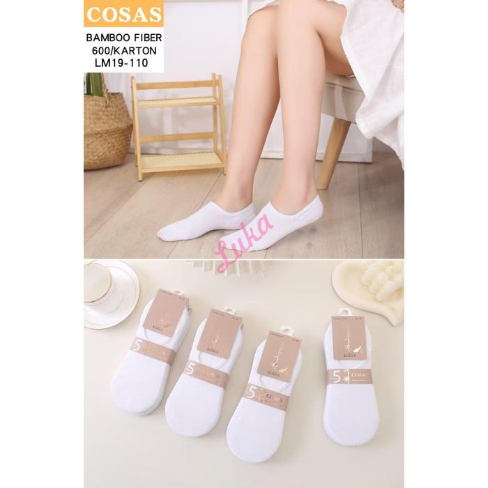 Women's low cut socks bamboo Cosas LM19-106C