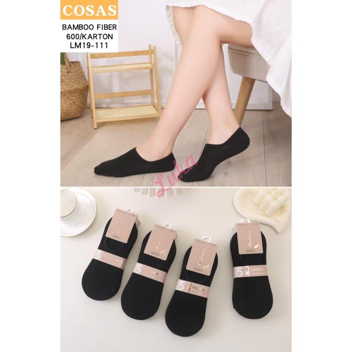 Women's low cut socks bamboo Cosas LM19-110