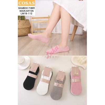 Women's low cut socks bamboo Cosas LM19-111