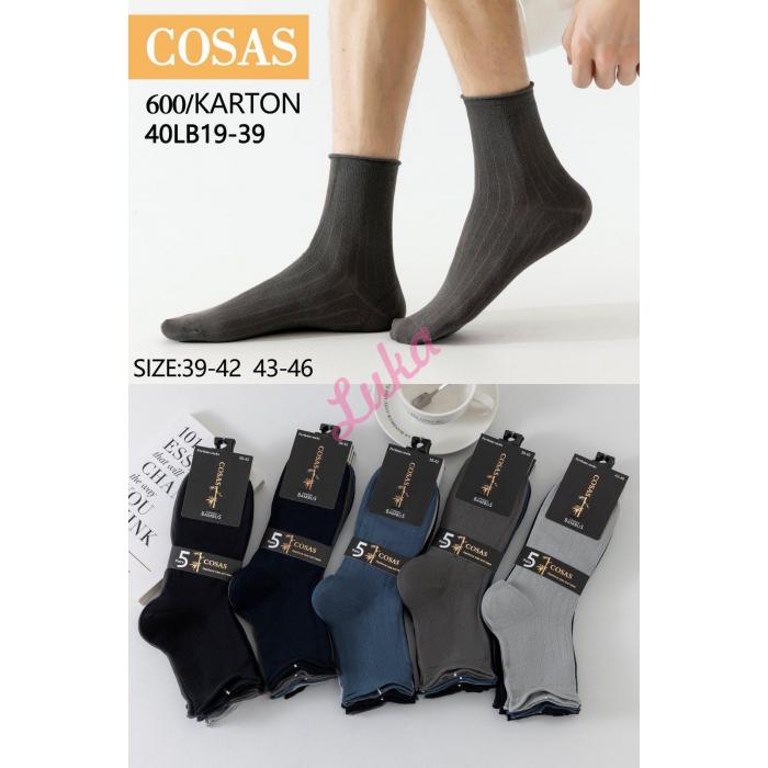 Men's bamboo socks Cosas 40LB19-38