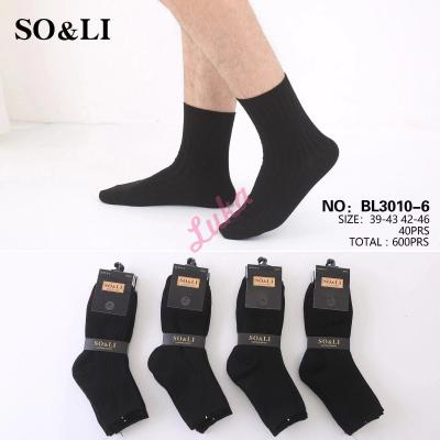 Men's socks SO&LI BL3010-6