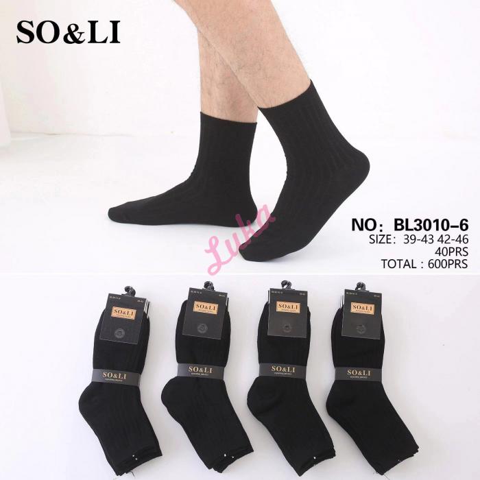 Men's socks SO&LI BL3010-4