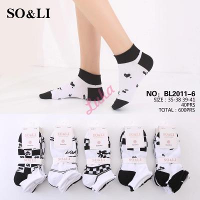 Women's Socks So&Li BL2011-4