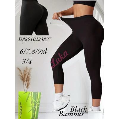 Legginsy damskie bambusowe 9-8119