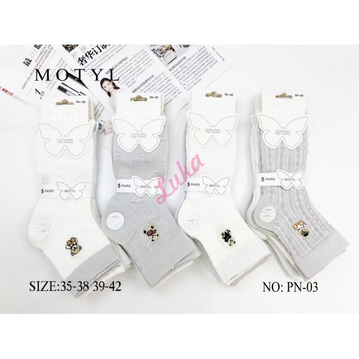Women's socks Motyl PN-04