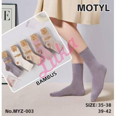 Skarpety damskie bambusowe Motyl MYZ-003