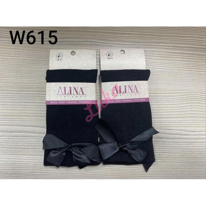 Women's under knee socks Alina W612