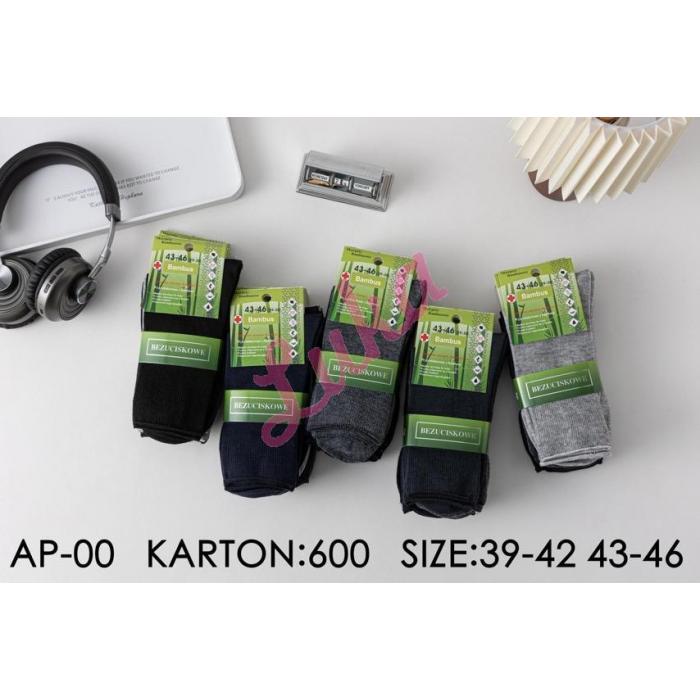 Men's socks bamboo JST AP-BLACK