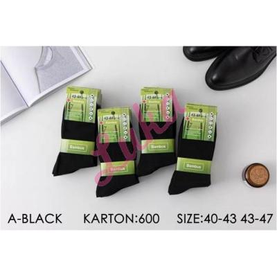 Men's socks bamboo JST A-BLACK