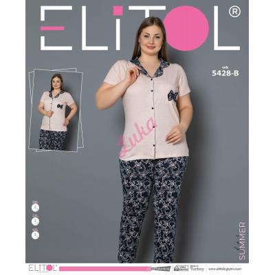 Piżama damska turecka Elitol 5424b