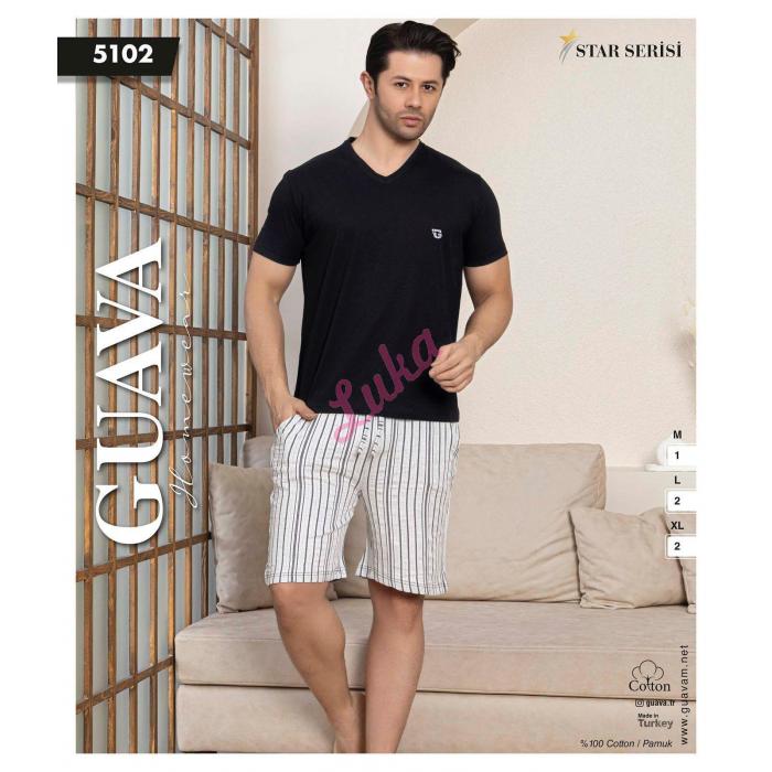 Men's turkish Pajama Guava 5099
