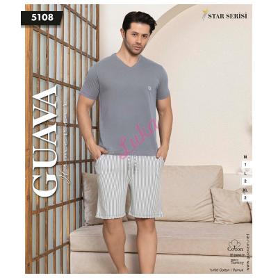 Men's turkish Pajama Guava 5108
