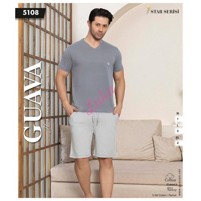 Men's turkish Pajama Guava 5102