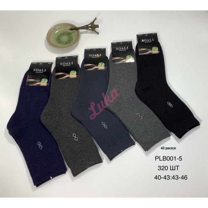Men's socks SO&LI Thermo PLB001-3