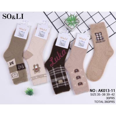 Women's Socks So&Li Wool AM005-12
