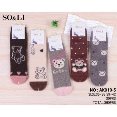 Women's Socks So&Li Wool AK013-1