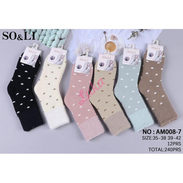 Women's Socks So&Li Wool AM007-1