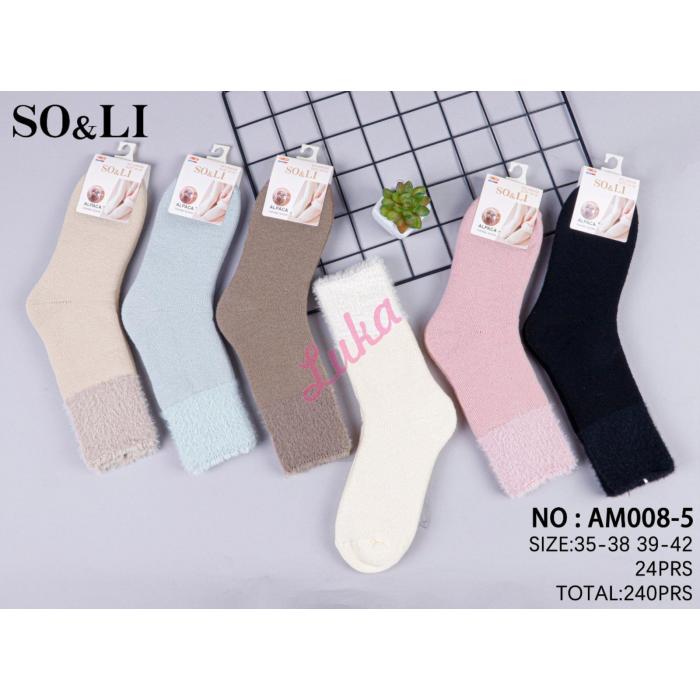 Women's Socks So&Li Wool AM008-6