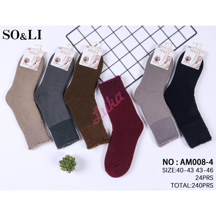 Men's socks SO&LI Wool AM004-1
