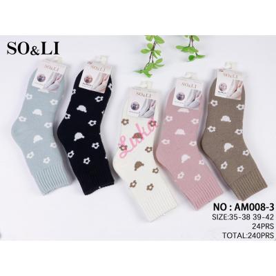 Women's Socks So&Li Wool AM008-5
