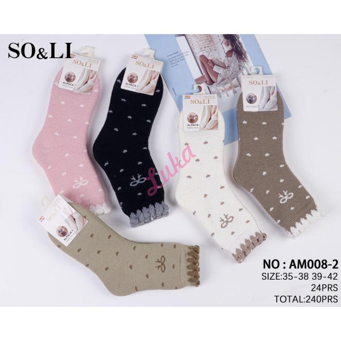 Women's Socks So&Li Wool AM008-3