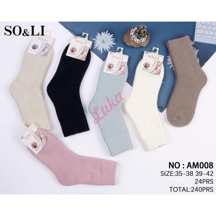 Women's Socks So&Li Alpaca AM008-1