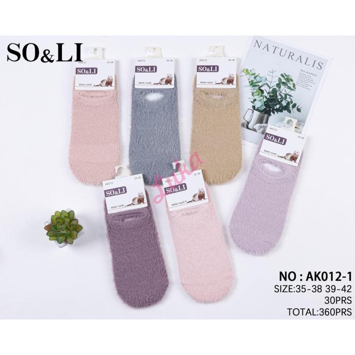 Women's low cut socks So&Li WP221