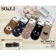 Women's low cut socks So&Li Mink AK012-5