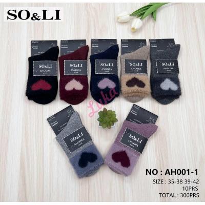 Women's Socks So&Li Angora AH001-4