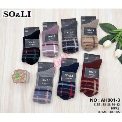 Women's Socks So&Li Angora AH001-5