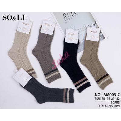 Women's Socks So&Li AM003-8