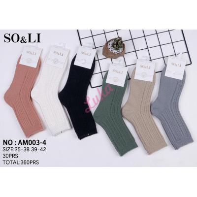 Women's Socks So&Li AM003-6
