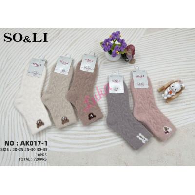 Kid's socks So&Li Thermo AK017-1