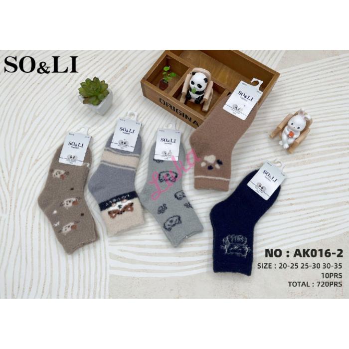 Kid's socks So&Li Thermo AK017-1