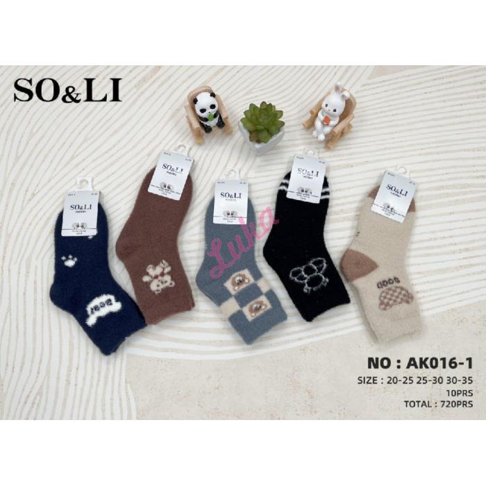 Kid's socks So&Li Thermo AK016-2