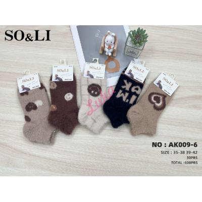 Women's Socks So&Li Wool AK010-3