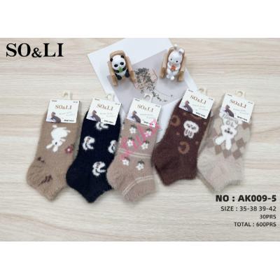 Women's Socks So&Li Wool AK009-6
