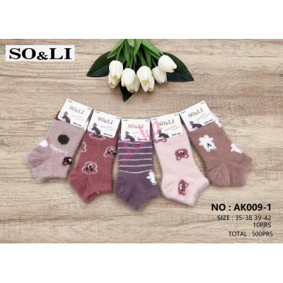 Women's Socks So&Li Wool AK009-5