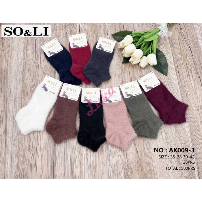 Women's Socks So&Li Wool AK009-1