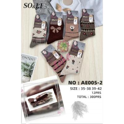 Skarpety damskie So&Li Angora AE005-2