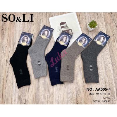 Men's socks SO&LI Angora AD005-12