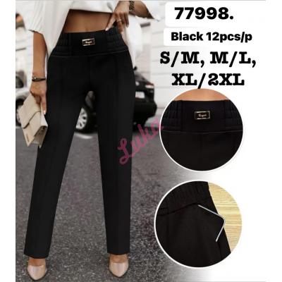 Women's Pants 77992 Black