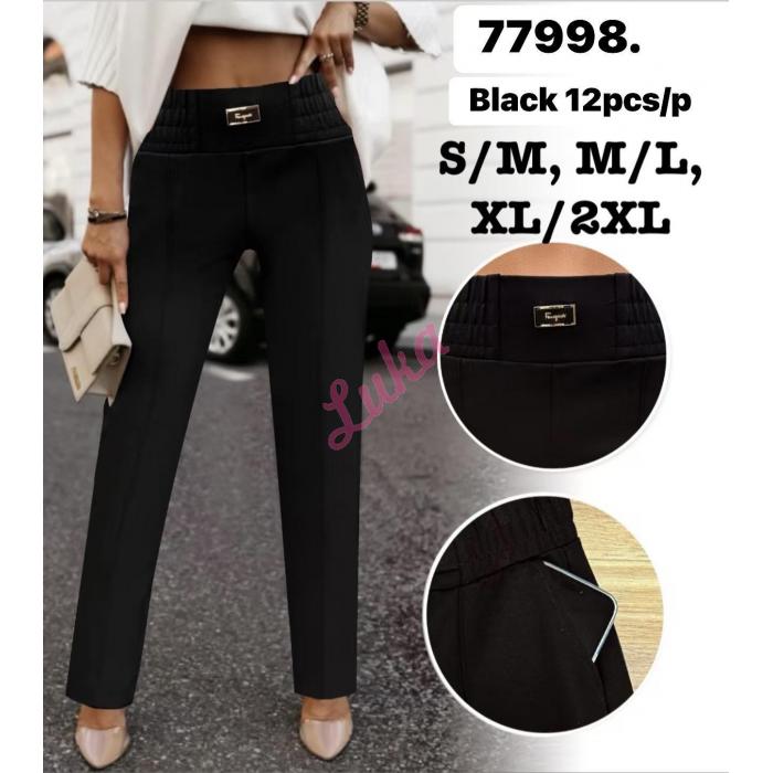 Women's Pants 77992 Black