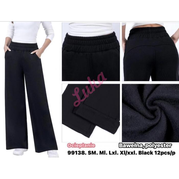 Spodnie damskie 7717 Ocieplane